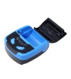 IMPRESORA PORTATIL TICKETS TERMICA PREMIER USB-BLUETOOTH PAPEL 80x45 MM AZUL/NEGRA
