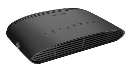 HUB/SWITCH  D-LINK  8 PUERTOS 10/100/1000 GIGABIT NEGRO