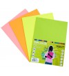 PAPEL A4 COLOR 100 HOJAS 10 COLORES FUERTES SURTIDOS