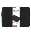 FUNDA ORDENADOR PORTATIL NEOPRENO 15,6" NEGRO TRUST