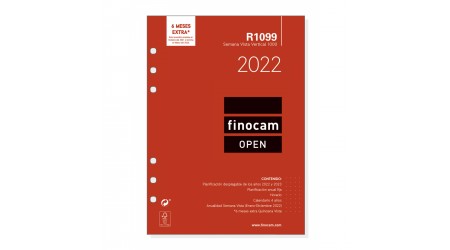 RECAMBIO AGENDA FINOCAM 2024 OPEN R 1099 SEMANA VISTA