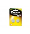 PILA CEGASA BOTON LITIO CR2032 3V BLISTER 2 UNIDADES
