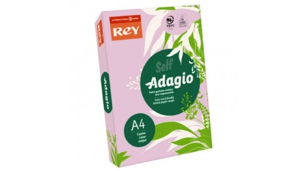 PAPEL A4 COLOR 500 HOJAS MALVA/LILA 80 GR. ADAGIO