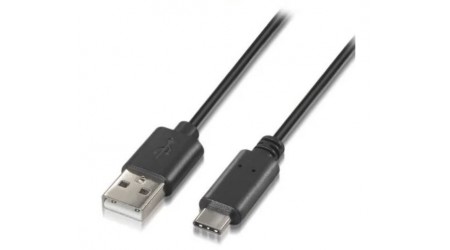 CABLE USB TIPO-C MACHO A USB 2.0 MACHO 0,5 METROS