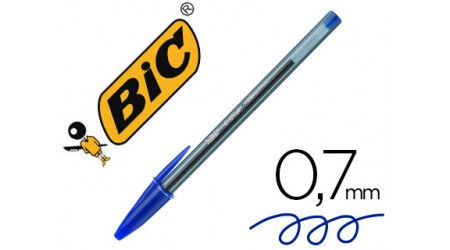 BOLIGRAFO BIC CRISTAL ULTRAFINE PUNTA FORMA AGUJA 0,7 MM AZUL