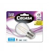 BOMBILLA CEGASA LED REDONDA PEQUEÑA 4W 470 LUMEN. E27 LUZ FRIA A++ ROSCA ANCHA