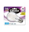 BOMBILLA CEGASA LED REDONDA GRANDE 7W 840 LUMEN. E27 LUZ FRIA A++ ROSCA ANCHA