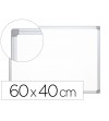 PIZARRA BLANCA MELAMINA MARCO ALUMINIO  60X40 CM