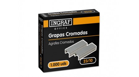 GRAPAS 23/10 INGRAF GALVANIZADA CAJA DE 1000 UNIDADES