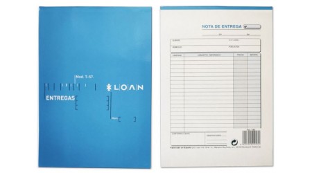 TALONARIO T- 57 ENTREGAS 1/4 NATURAL LITOS