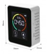 DETECTOR DE DIOXIDO DE CARBONO CO2 - MEDIDOR TEMPERATURA Y HUMEDAD COLOR BLANCO