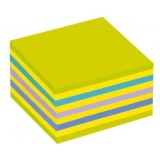 NOTAS ADHESIVAS POST-IT 2028-NB 450 H. NEON AZUL/VERDE 76X76 MM