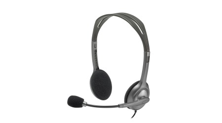 AURICULARES CON MICROFONO LOGITECH HEADSET H110 - REDUCCION DE RUIDO - JACK 3,5