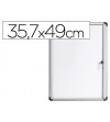 VITRINA DE ANUNCIOS BI-OFFICE FONDO MAGNETICO EXTRAPLANA DE INTERIOR 357X490 MM