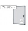 VITRINA DE ANUNCIOS BI-OFFICE FONDO MAGNETICO EXTRAPLANA DE INTERIOR 720X981 MM