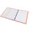 CARPETA CON RECAMBIO LP A4 CUADRO 5 MM 120 HOJAS 80 G 4 ANILLAS 40 MM REDONDAS