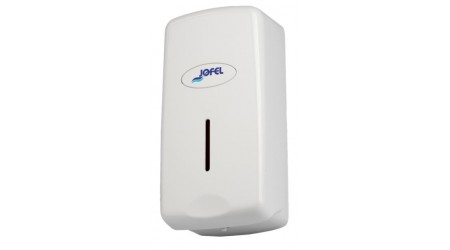 DISPENSADOR DE JABON SMART CON DEPOSITO RELLENABLE 1 LITRO ABS BLANCO