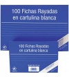 FICHA RAYADA N.5 160X220 MM PAQUETE DE 100 UNIDADES