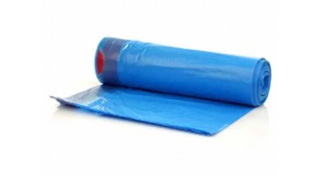 BOLSA BASURA 55x55 CM AZUL AUTOCIERRE 15 BOLSAS