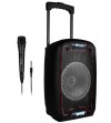 ALTAVOZ PORTATIL CON BLUETOOTH NGS WILD SAMBA 30W CON MICROFONO Y RUEDAS