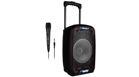 ALTAVOZ PORTATIL CON BLUETOOTH NGS WILD SAMBA 30W CON MICROFONO Y RUEDAS