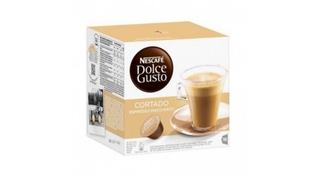 CAPSULAS DE CAFE CORTADO NESCAFE DOLCE GUSTO PACK 16 UNIDADES