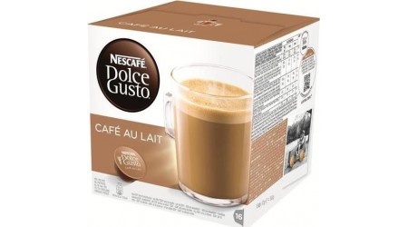 CAPSULAS CAFE CON LECHE NESCAFE DOLCE GUSTO PACK 16 UNIDADES