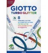 ROTULADOR GIOTTO TURBO GLITTER CON PURPURINA 8 COLORES SURTIDOS