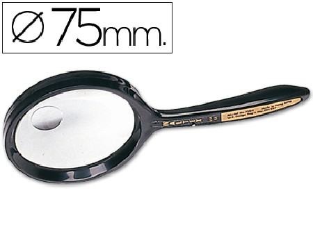 LUPA CRISTAL BIFOCAL 7507 75 MM. -MANGO CURVO - 4883