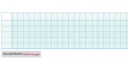 CUADERNO ESCOLOFI FOLIO CUADRICULA 2X2X16  100 H. TAPA DURA C/MARGEN