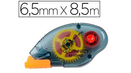 PEGAMENTO Q-CONNECT ROLLER COMPACT PERMANENTE 6,5 MM DE ANCHO X 8,5 MT - UNIDAD