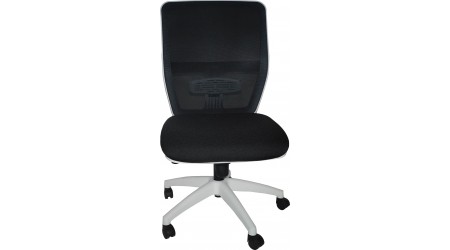 SILLA VINCOLO KERRY WHITE SYSCRO, RESPALDO MALLA, BRAZOS OPCIONALES