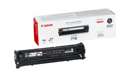 TONER 716BK NEGRO 1980B002 PARA CANON LBP-5050 - 2300 PAG