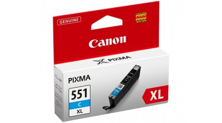 CARTUCHO CLI-551XL C CIAN 6444B004 PARA CANON PIXMA IX 6850/MG 5