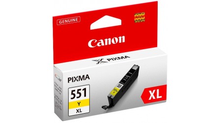 CARTUCHO CLI-551XL Y AMARILLO 6446B004 PARA CANON PIXMA IX 6850/