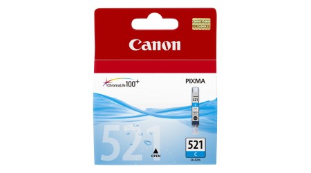 CARTUCHO CLI521C CIAN 2934B009 PARA CANON PIXMA IP 3600/MP 980 -