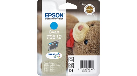 CARTUCHO EPSON CIAN C13T06124010 PARA EPSON STYLUS D 68 - 250 PA