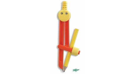 COMPAS FAIBO PLASTICO CON ADAPTADOR LAPIZ INCLUIDO