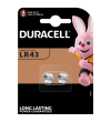 PILA DURACELL ALCALINA LR43 BLISTER 2 BOTON