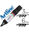 ROTULADOR ARTLINE MARCADOR PERMANENTE EK-50 NEGRO -PUNTA BISELADA 6 MM -PAPEL ME