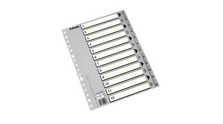 INDICE A4 MULTITALADRO PP 1-12  ESSELTE