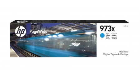 CARTUCHO H.P. Nº 973XL CYAN F6T81AE PAGEWIDE P57750DW 86 ML HEWLETT PACKARD ORIGINAL