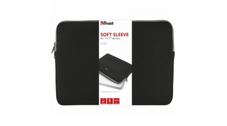 FUNDA PARA PORTATIL TRUST PRIMO SOFT HASTA 13.3" NEGRO