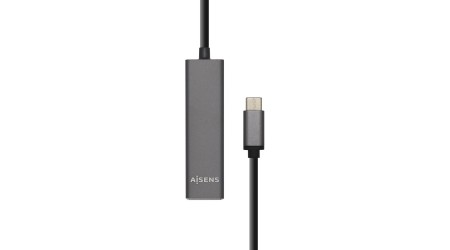 ADAPTADOR VIDEO DE USB-C MACHO 3.1  A  4 X USB-A HEMBRA 15 CM