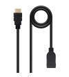 CABLE HDMI  1 MT M-H  PROLONGADOR MACHO HEMBRA  NANOCABLE
