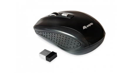 RATON EQUIP INALAMBRICO 4 BOTONES DPI 800/1200/1600 RECEPTOR USB COLOR NEGRO