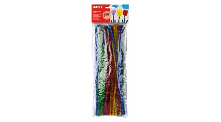 LIMPIAPIPAS BRILLANTE COLORES SURTIDO APLI 50 UNIDADES