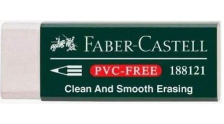 GOMA DE BORRAR FABER-CASTELL PVC-FREE