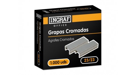 GRAPAS 23/23 INGRAF GALVANIZADA CAJA DE 1000 UNIDADES
