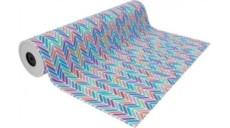 PAPEL REGALO TODO AÑO BOBINA BASIKA 31CM X 85M 2 KG. APROX. DIBUJO ESPIGAS